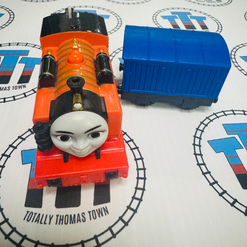 Nia and Box Car (2013) Good Condition Used - Trackmaster Revolution