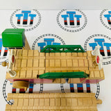 Lifting Bridge with Slightly Stained Ascending Track #1 Clickity Clack Wooden - Used