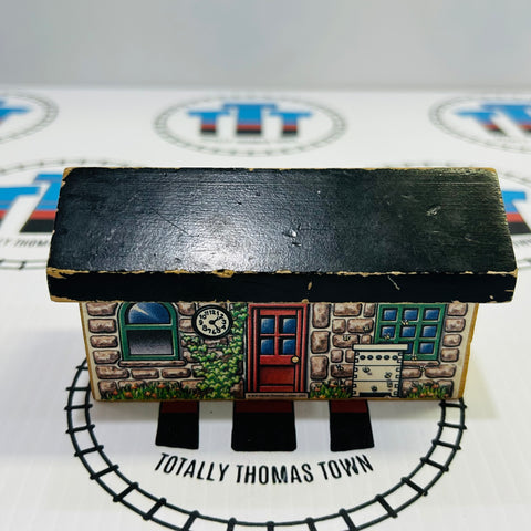 Black Roof Station House with Bee Hives Fair Condition Rare Wooden - Used