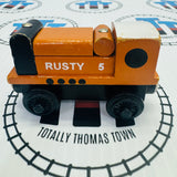 Rusty (Learning Curve 1996) Fair Condition Chipping Paint Wooden - Used
