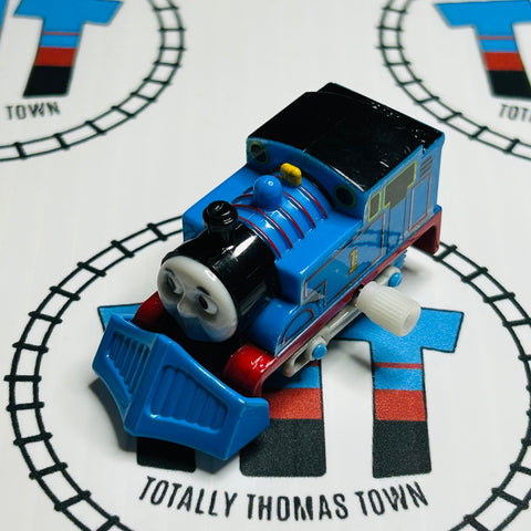 Surprised Thomas with Snowplow #2 Capsule Plarail Wind Up - Used