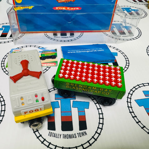 Fog Cars (Learning Curve) Very Good Condition in Box with Card Wooden - Used