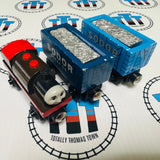 Bertram with Scrap Car (Learning Curve 2000) Good Condition Wooden - Used