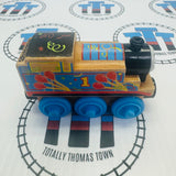 Happy Birthday Thomas (Thomas Wood Unpainted Mattel) Wooden - Used