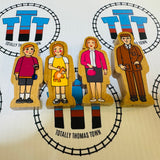 Family of Four #2 (Learning Curve 2001) Wooden - Used