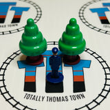 Conductor & 2 Trees Pack Capsule Plarail - Used