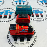 James' Fishy Delivery Set Missing Sign/Cargo Bin (Track No Road) Thomas Brand Wooden - Used