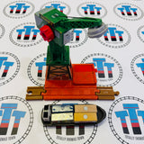 Cranky the Crane #1 (Thomas Wood Mattel Painted) with Bulstrode, Adapters & 4 Cargo Pieces - Used