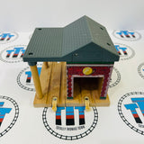 Sodor Fire Station with Lights and Sound #3 (Door Doesn’t Stay Up) Wooden - Used