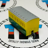 Yellow & Green Narrow Gauge Coach NO FACE Pull Along Capsule Plarail - Used