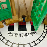 Roundhouse with Marked/Glued Splitter #4 Chipped Track Wooden - Used