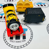 Busy Bee James with Tender Different Cargo Car Fair Condition (2013) Used - Trackmaster Revolution