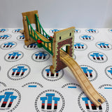 Collapsing Suspension Bridge #3 Chipping Paint Wooden - Used