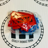 Blue and Red Large Iron Bridge Capsule Plarail - New