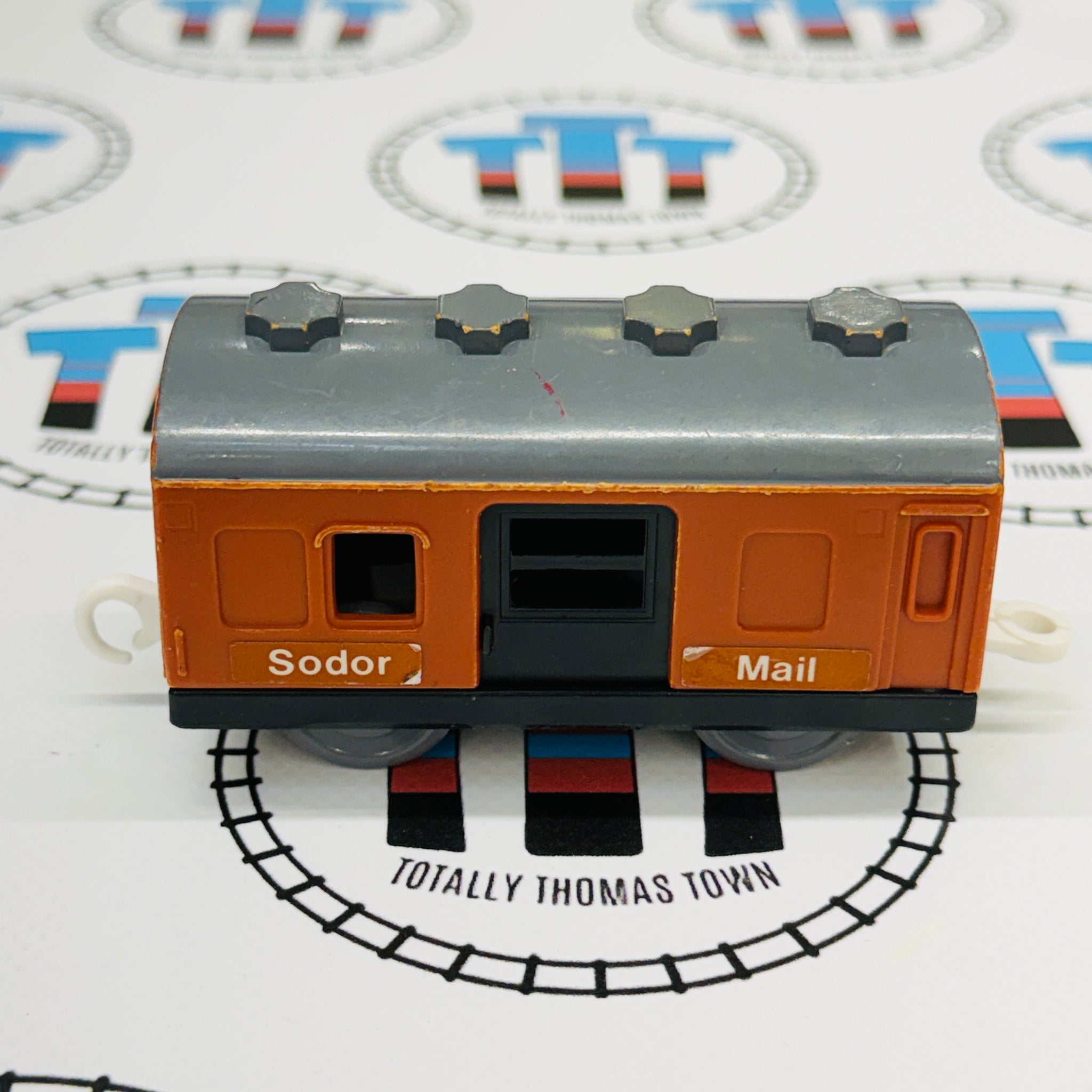Sodor Mail Car with Opening Doors Fair Condition Used - TOMY