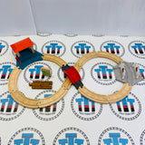 Racing Figure 8 Set No Trains #2 (Thomas Wood Mattel) - Used