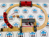 BRIO 33513 Metro Railway Set #1 (Missing 1 Figure) Wooden - Used