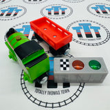Prêt, partez, course Percy et wagon de marchandises différent (Mattel) Bon état En bois - Occasion