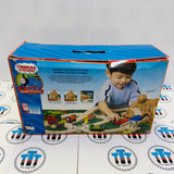 Boulder Mountain Set Complete (Button Gets Jammed/Glued Trees) Wooden - Used in Box