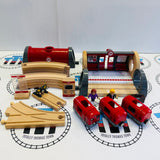 BRIO 33513 Metro Railway Set #2 Complete Wooden - Used
