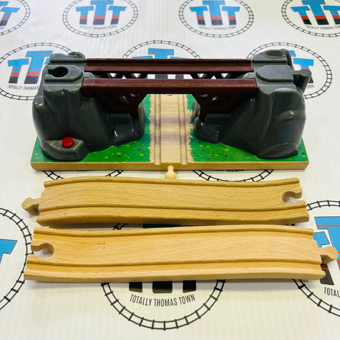 BRIO Collapsing Bridge 33391 with Ascending Track Wooden - Used