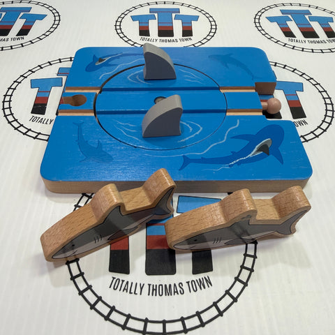 Shark Attack Track BIGJIGS Rail Wooden - New no Box