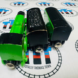 Flying Scotsman with 2 Tenders Rare #9 (2001 Learning Curve) Good Condition Wooden - Used