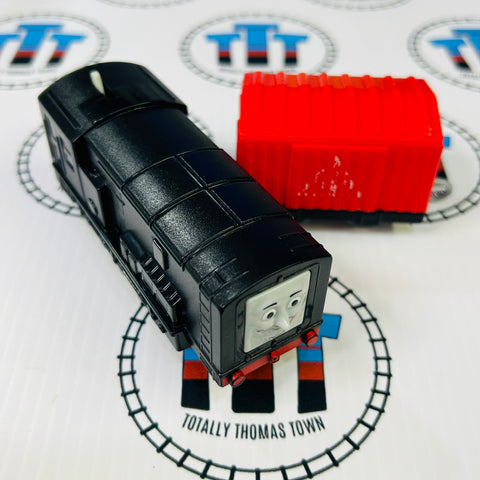 Diesel with Worn Boxcar (2013) Used - Trackmaster Revolution