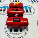 BRIO 33513 Red Metro Train with Lights and 2 Figures Wooden - Used