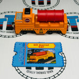 Oil Barrel Car with Barrel (2003) with Character Card #2 Used - Take Along