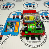 Percy (Missing #6) & Sodor Birthday Celebration Cars (2002) Low Water Very Good Condition with Character Card Used - Take Along