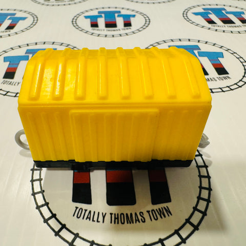 Yellow Box Car Used - Trackmaster Revolution
