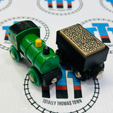 BRIO Great Western Railway with Wagon Vintage #33412 #3 Wooden - Used
