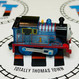 Clear Glitter Thomas Newer Face Missing Stickers Capsule Plarail Wind Up - Used