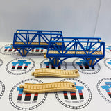 Sodor Bay Bridges with Track #1 (Learning Curve 1996) Clickity Clack Wooden - Used