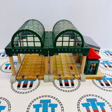 Knapford Station with Talking Sir Topham Hatt Small Marks on Track #1 Rare Wooden - Used
