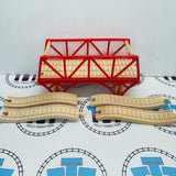 Double Wide Old Iron Bridge #2 with Ascending Track (Glued Side) Rare - Used