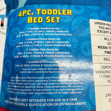 4 Piece Toddler Bed Set - New