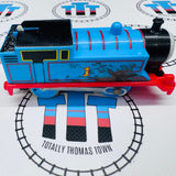 Mud Covered Thomas Blue Wheels (2013 Mattel) Fair Condition Used - Trackmaster Revolution