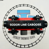 Sodor Line Caboose #1 (Learning Curve) Good Condition  Wooden - Used