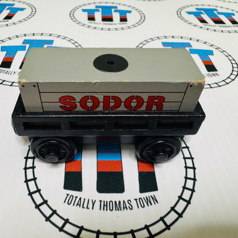 Cargo Car Black with Grey Cargo Wooden - Used