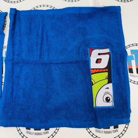 2 Piece Washcloth Dark Blue - New