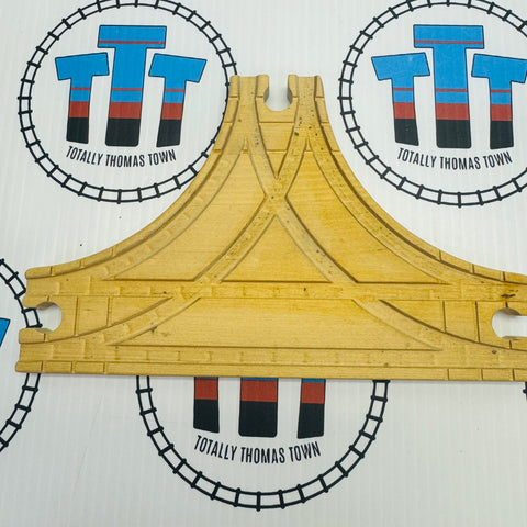 T Switch Track Clickity Clack Marked Wooden Used - Thomas Brand