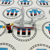 BRIO 33508 White Travel Train Car with Driver - Used