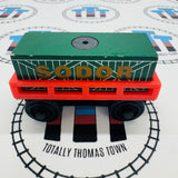 Cargo Car Red with Green Cargo Wooden - Used