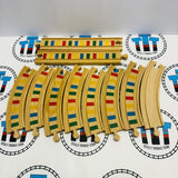 BRIO 33126 Wee Sing Train Track Only (1 Curve Different) Wooden - Used