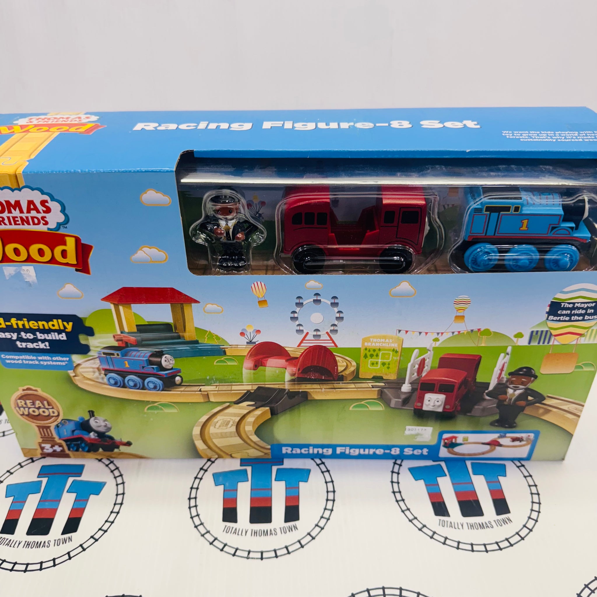 Racing Figure 8 Set (Thomas Wood Mattel) with Thomas, Bertie and