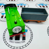 Duck and Cargo Car (2009) Noisy Missing Clip and Wheels (Doesn't affect use) Chipped Funnel Used - Trackmaster