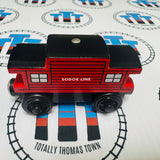 Sodor Line Caboose (Learning Curve 2000) Rare Good Condition Wooden - Used