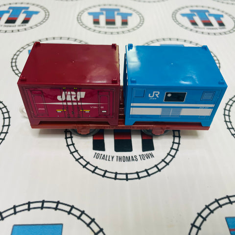 Sodor Container Car JRF Red Base New no Box - TOMY